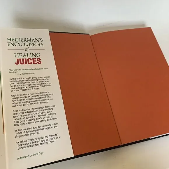 Heinerman's Encyclopedia of Healing Juices by John Heinerman (1994, Hardcover) - Picture 2 of 11